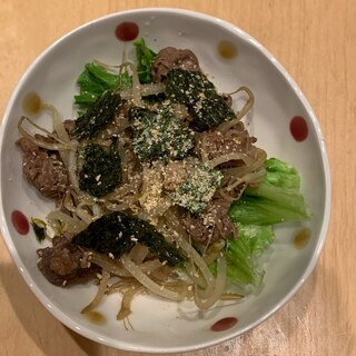 鉄分補給☆焼き肉サラダ